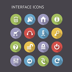 Image showing Flat Icons For Interface