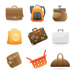 Image showing Icons for bags