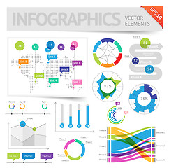 Image showing Infographic design elements