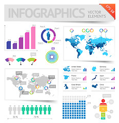 Image showing Infographic design elements