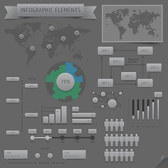 Image showing Infographic design elements