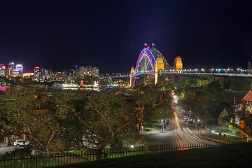 Image showing SYDNEY, NSW, AUSTRALIA - JUNE 3, 2014;  Sydney Harbour Bridge in