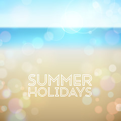 Image showing Summer holiday tropical beach background