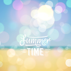 Image showing Summer holiday tropical beach background