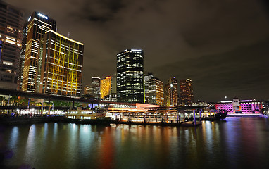 Image showing SYDNEY NSW, AUSTRALIA - JUNE 3  2014; Sydney City in vibrant col