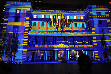 Image showing Play Me on Historic Customs House Sydney Australia