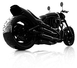 Image showing abstract racing motorcycle concept