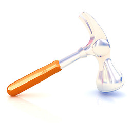 Image showing Hammer on white background 