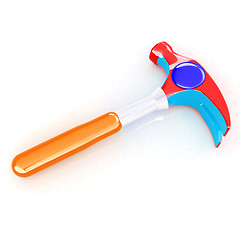 Image showing Hammer on white background 