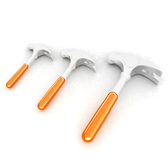 Image showing Hammer on white background 