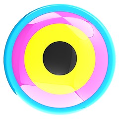 Image showing Colorfull button