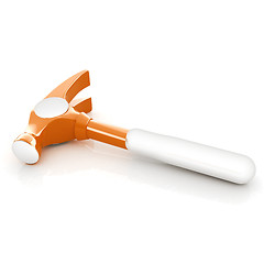 Image showing Hammer on white background 