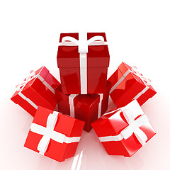 Image showing Bright christmas gifts