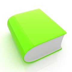 Image showing Glossy Book Icon isolated on a white background 