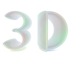 Image showing 3D text