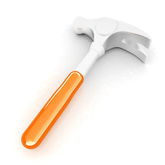 Image showing Hammer on white background 