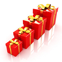 Image showing Bright christmas gifts