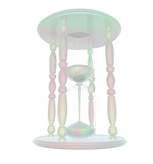 Image showing Fantastic hourglass