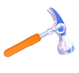 Image showing Hammer on white background 