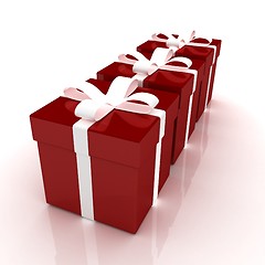 Image showing Bright christmas gifts