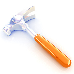 Image showing Hammer on white background 