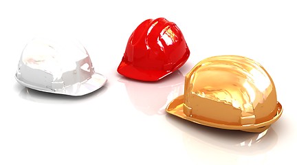 Image showing Hard hats