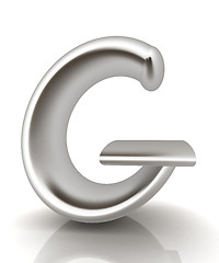 Image showing 3D metall letter 