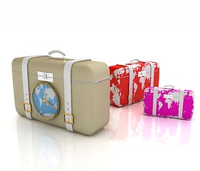 Image showing Suitcases for travel