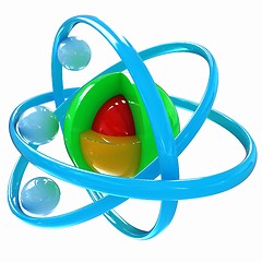 Image showing 3d atom