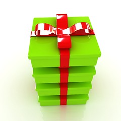 Image showing Gifts with ribbon