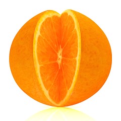 Image showing Orange fruit cutout