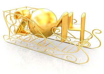 Image showing Happy New Year 2014