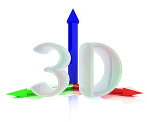 Image showing 3D text