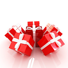 Image showing Bright christmas gifts