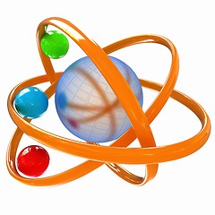 Image showing 3d atom