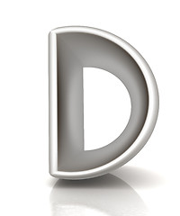 Image showing 3D metall letter 