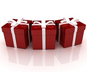 Image showing Bright christmas gifts