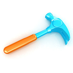 Image showing Hammer on white background 