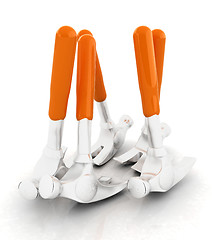 Image showing Hammer on white background 