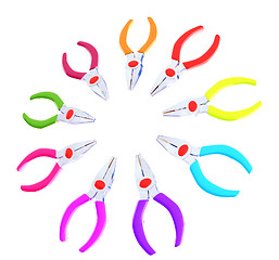 Image showing colorful pliers to work