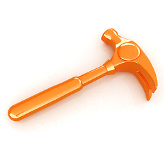 Image showing Hammer on white background 