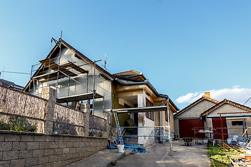 Image showing Construction or repair of the rural house