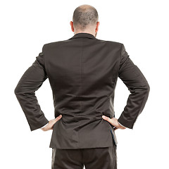 Image showing business man back