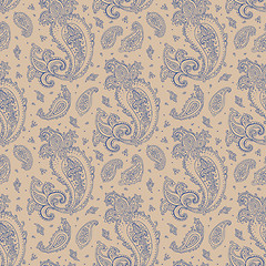 Image showing Seamless Paisley background.