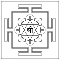 Image showing Yantra Goddess Lakshmi.