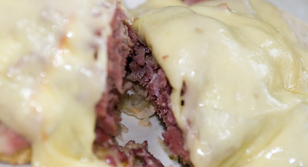 Image showing corn beef reuben sandwich