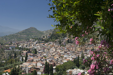 Image showing landscape view taormina sicily