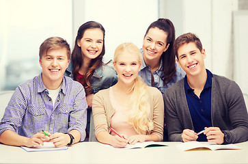 Image showing students having fun at school