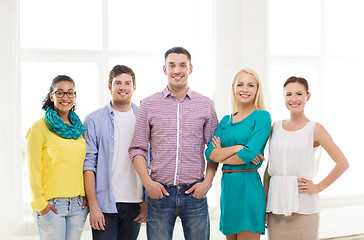 Image showing happy creative team in office