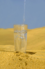 Image showing Fresh water and desert